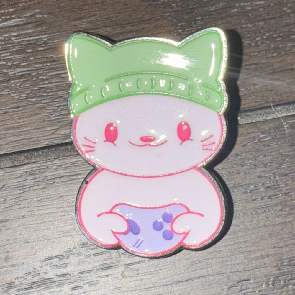 Gamer Kitty Enamel Pin